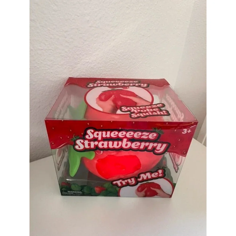 Sunny Days Squeeeeze Strawberry Jumbo Squishy